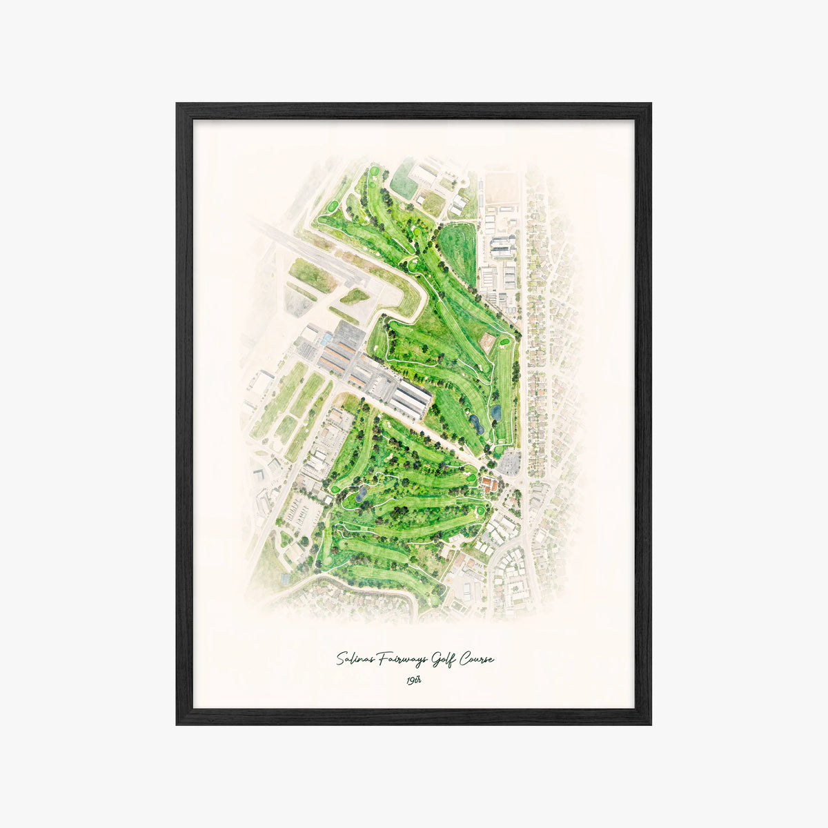 Salinas Fairways Golf Course black frame