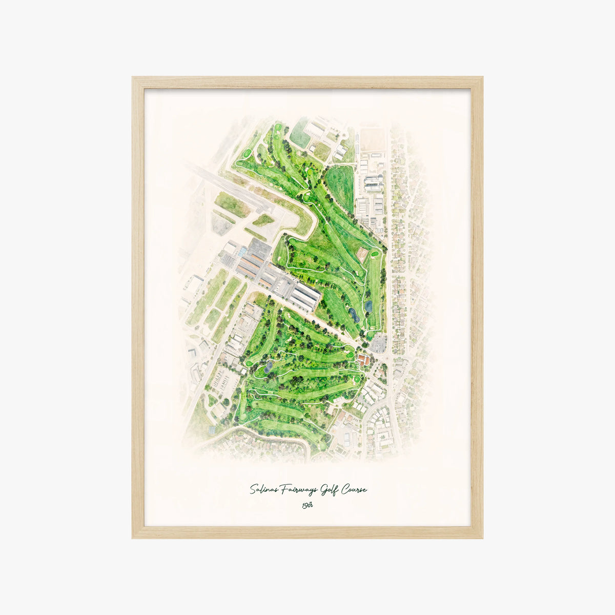 Salinas Fairways Golf Course wood frame