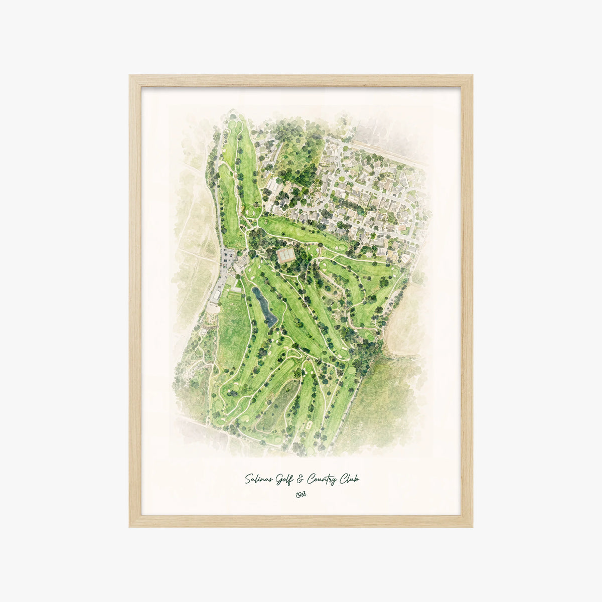 Salinas Golf & Country Club wood frame
