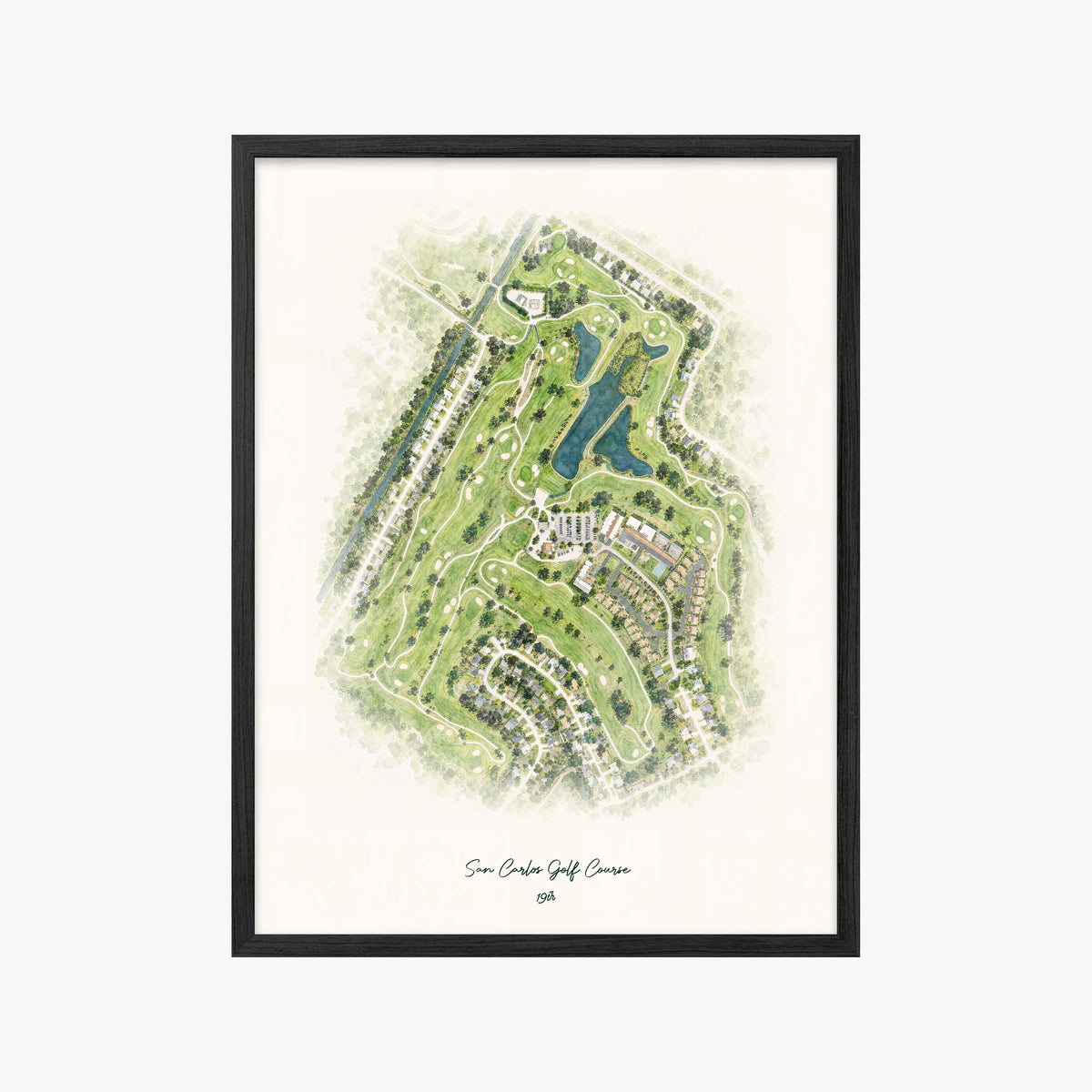 San Carlos Golf Course black frame
