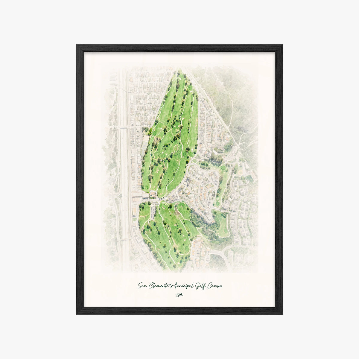 San Clemente Municipal Golf Course black frame
