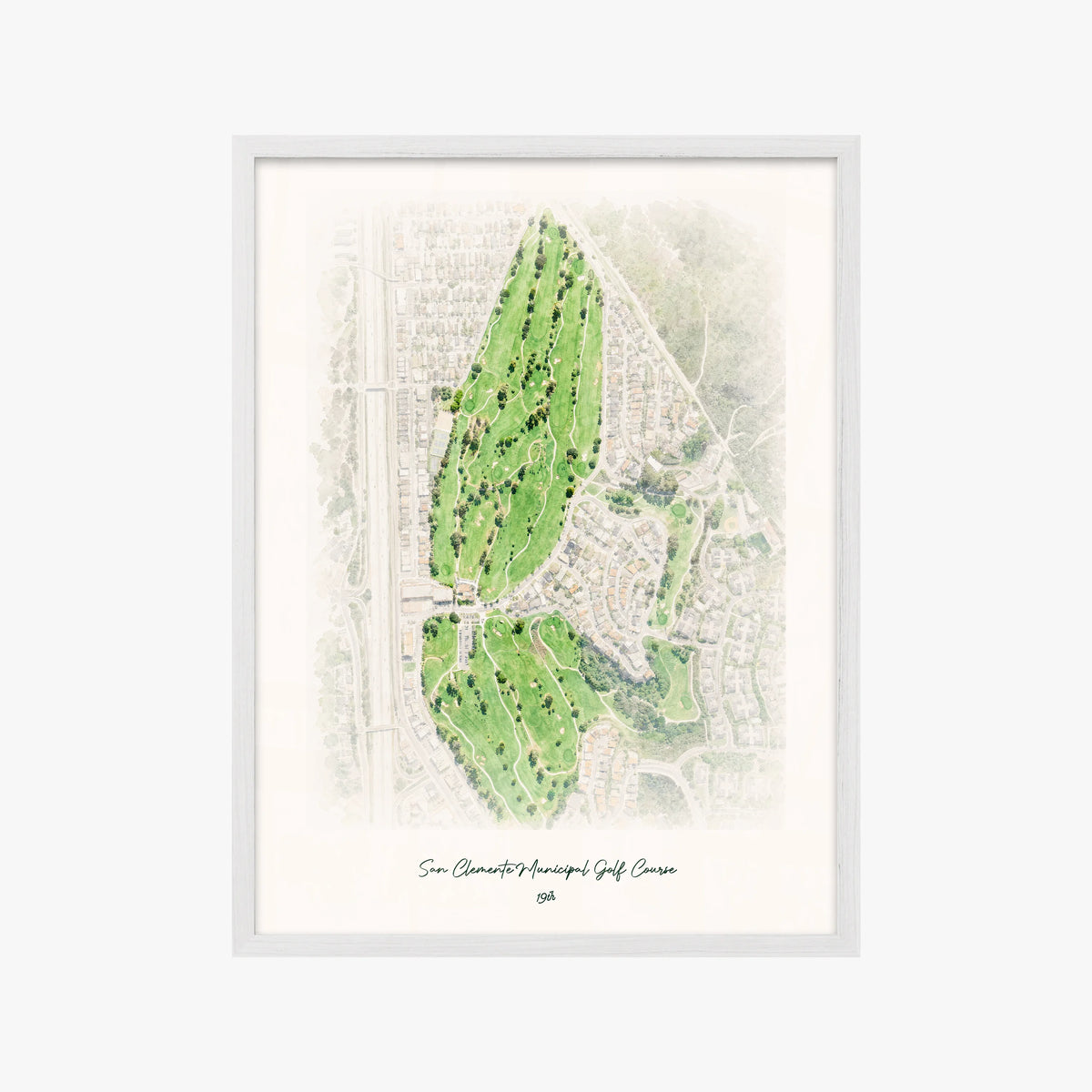 San Clemente Municipal Golf Course white frame