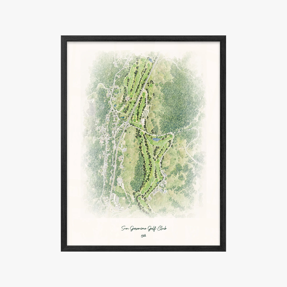 San Geronimo Golf Club black frame