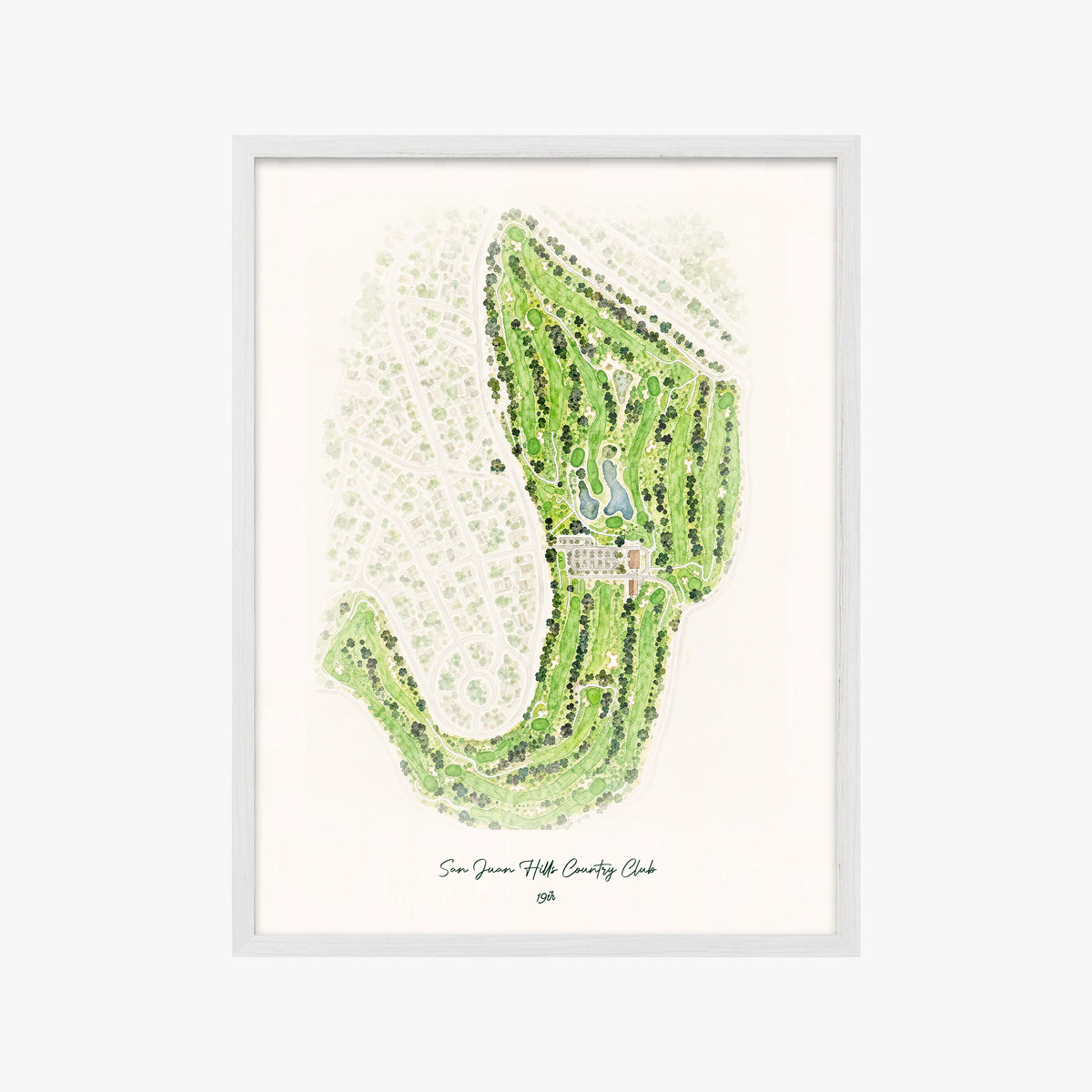 San Juan Hills Country Club white frame