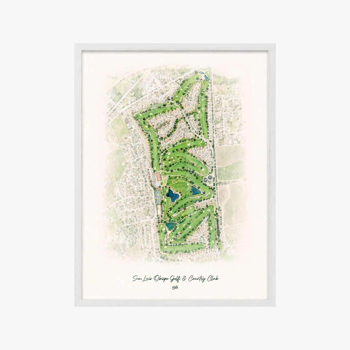 San Luis Obispo Golf & Country Club white frame
