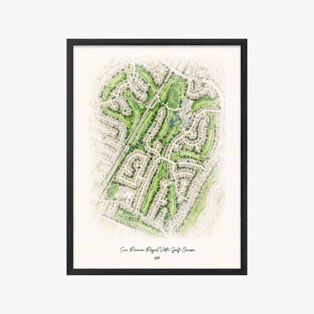 San Ramon Royal Vista Golf Course black frame