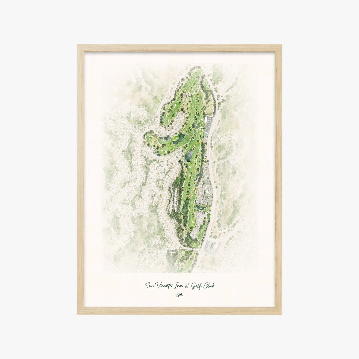 San Vicente Inn & Golf Club wood frame