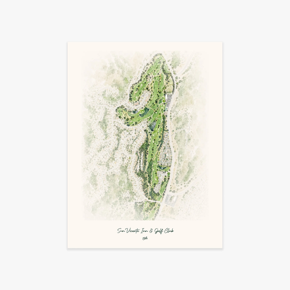 San Vicente Inn & Golf Club printed artwork