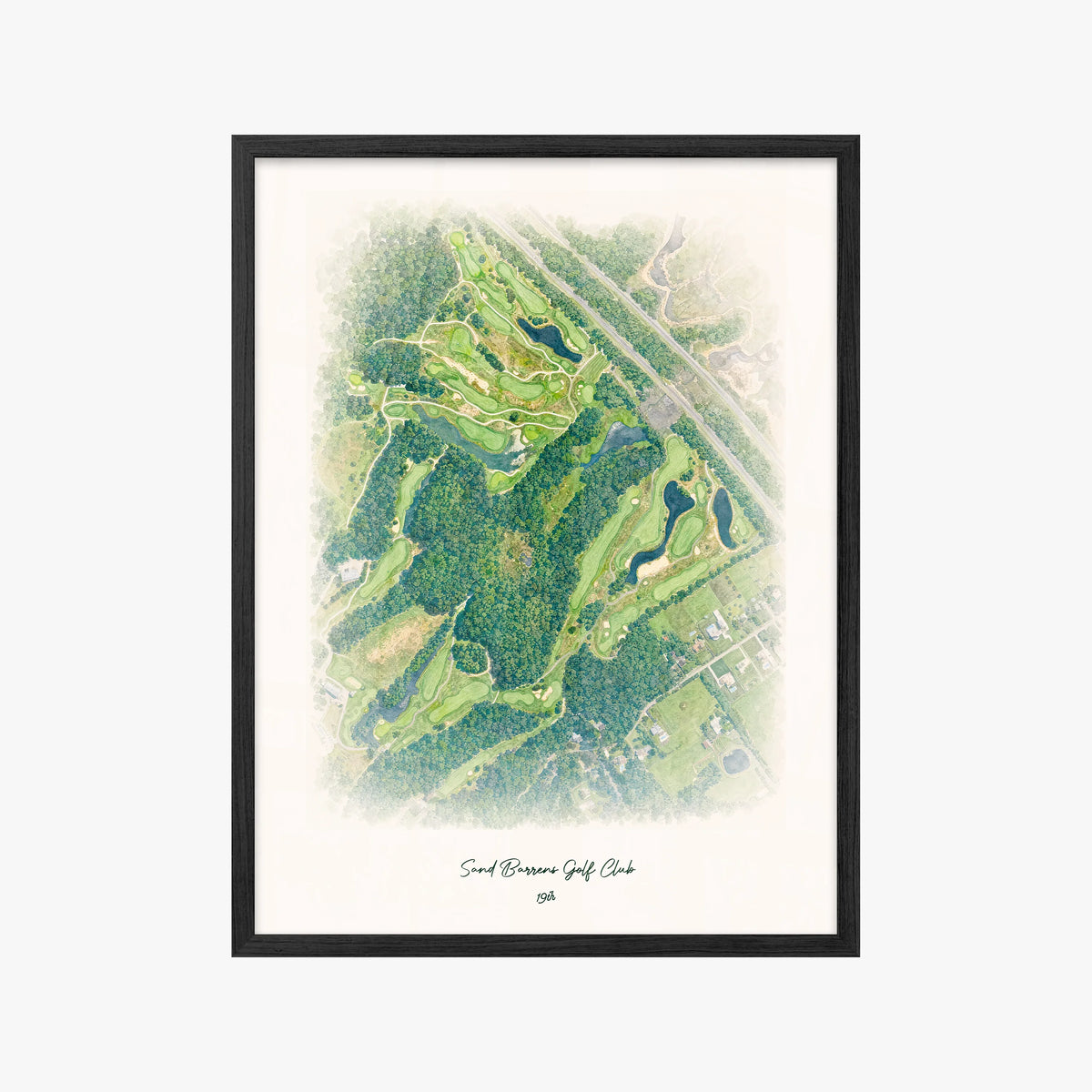 Sand Barrens Golf Club black frame