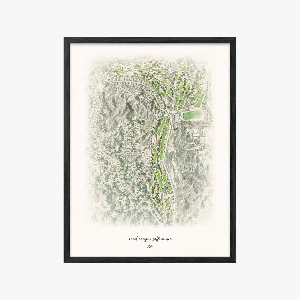 sand canyon golf course black frame