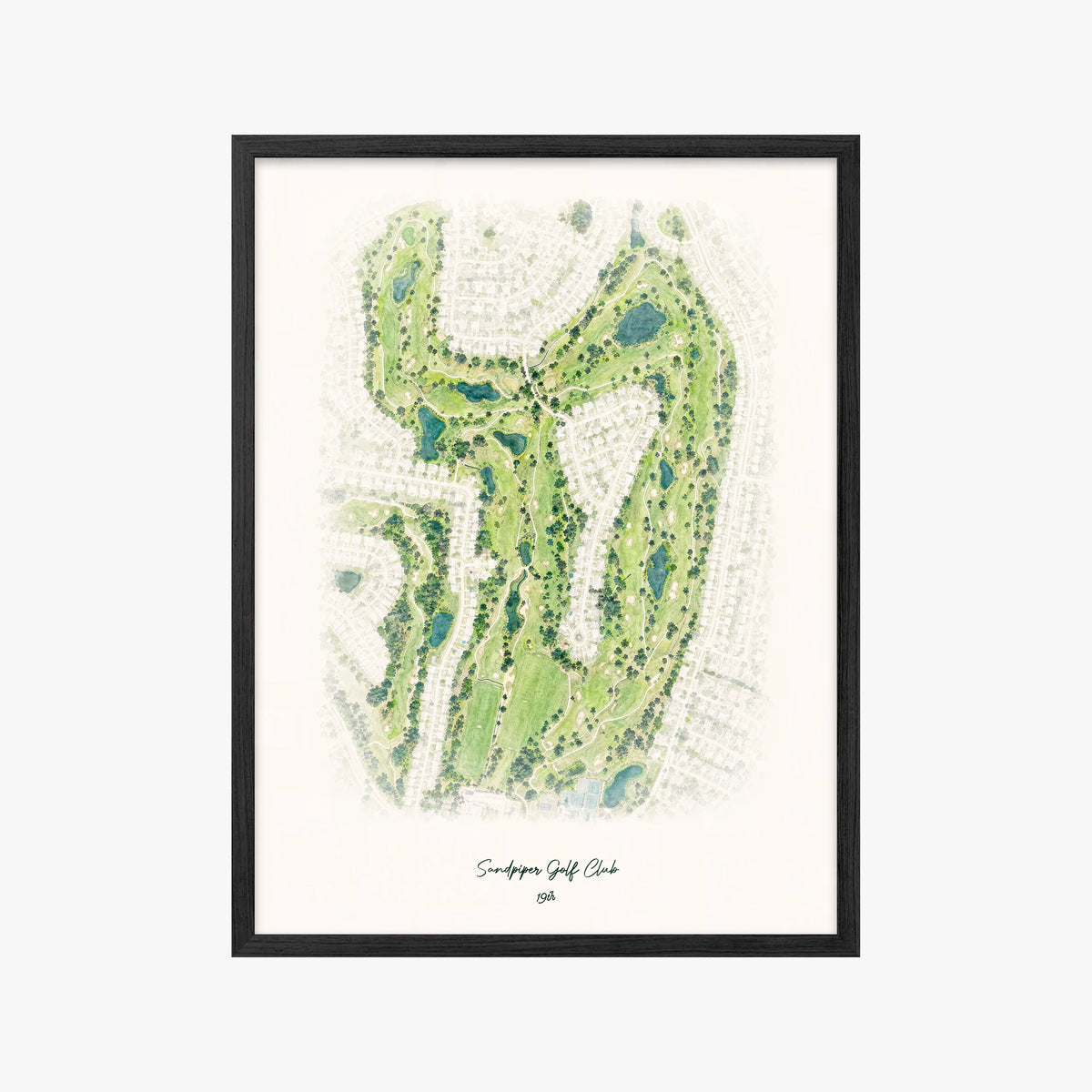 Sandpiper Golf Club black frame