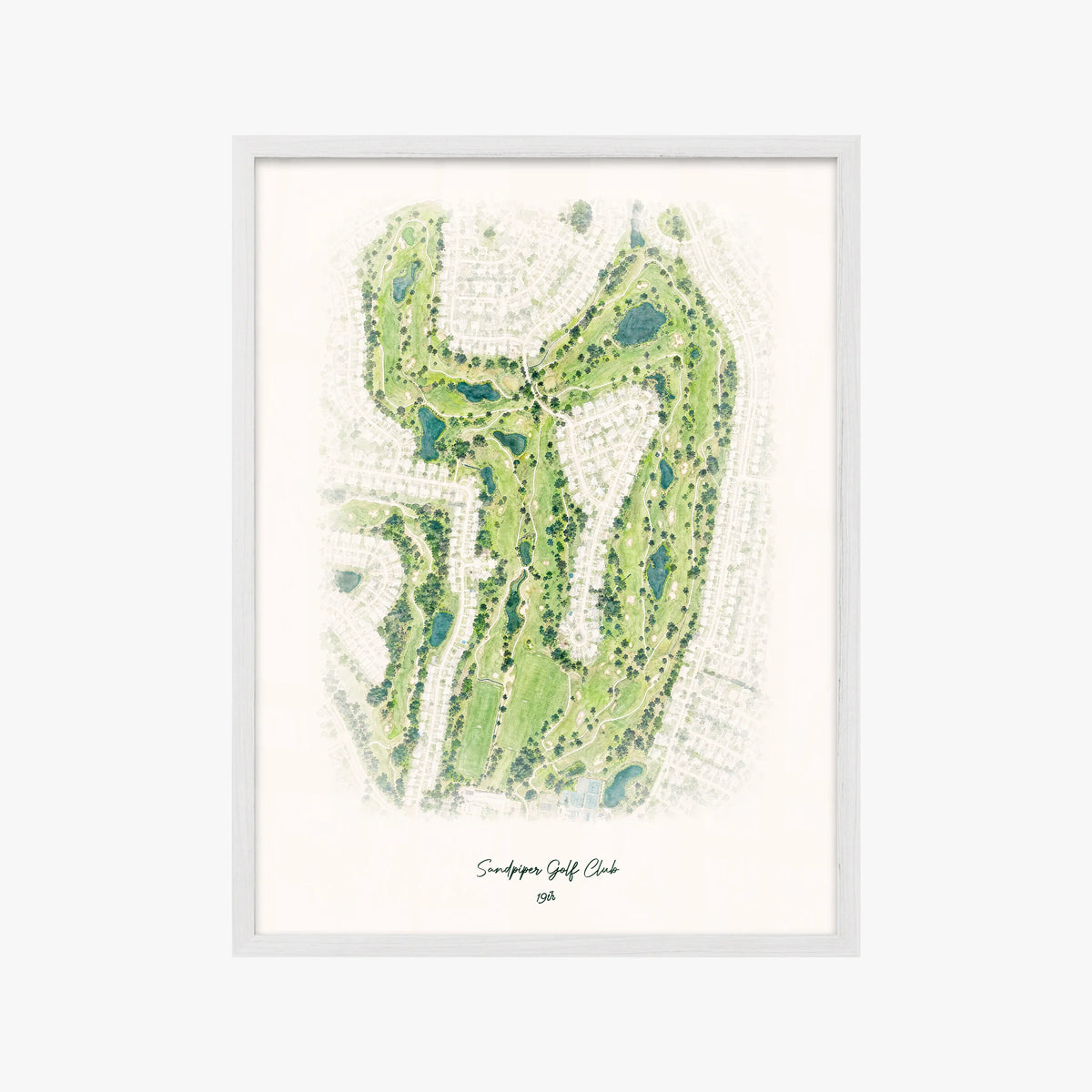 Sandpiper Golf Club white frame