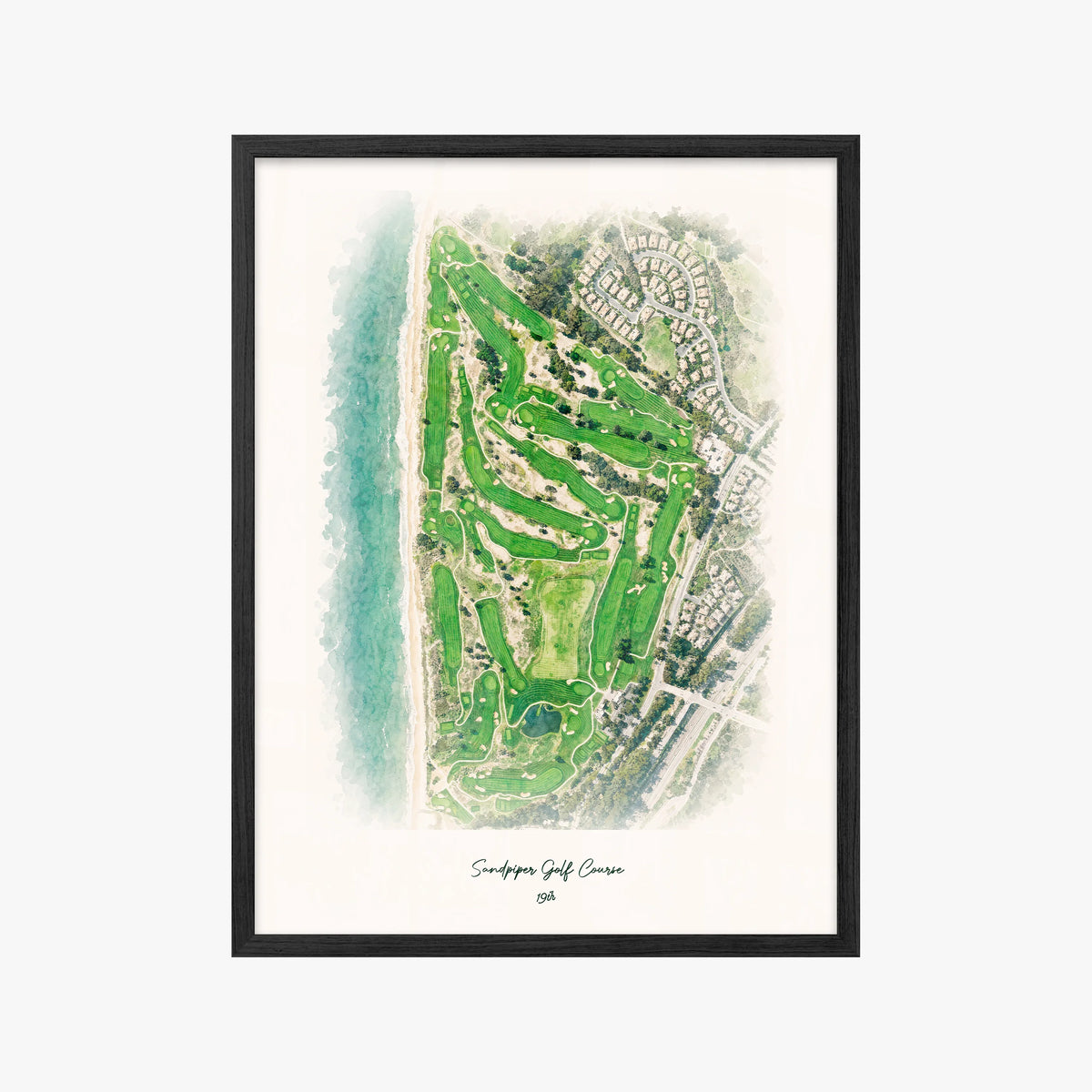 Sandpiper Golf Course black frame