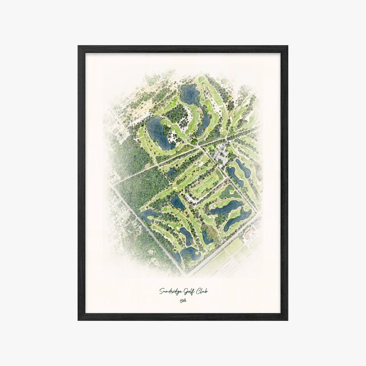 Sandridge Golf Club black frame
