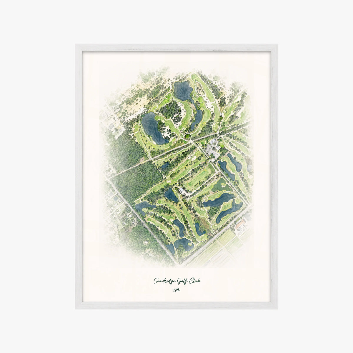 Sandridge Golf Club white frame