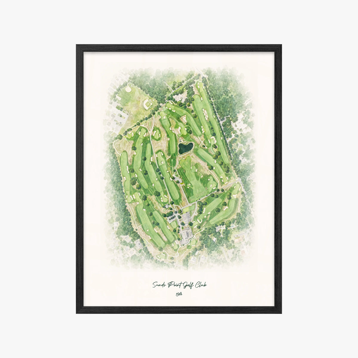 Sands Point Golf Club black frame