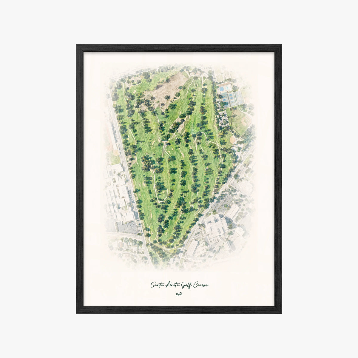 Santa Anita Golf Course black frame