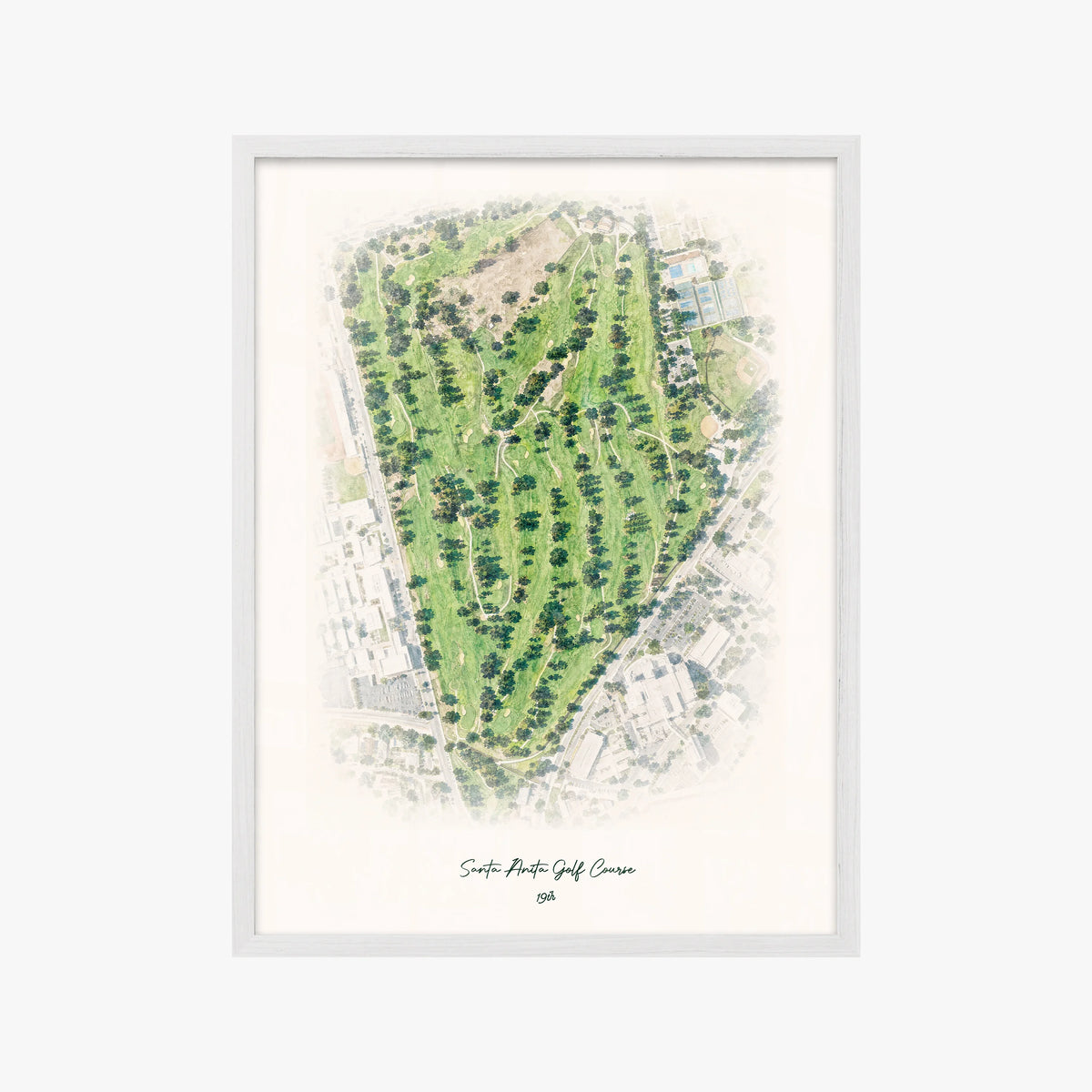 Santa Anita Golf Course white frame