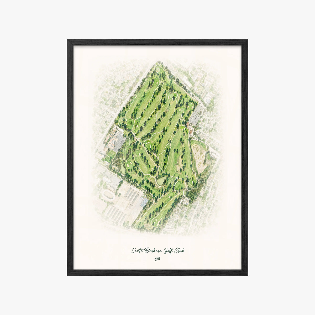 Santa Barbara Golf Club black frame