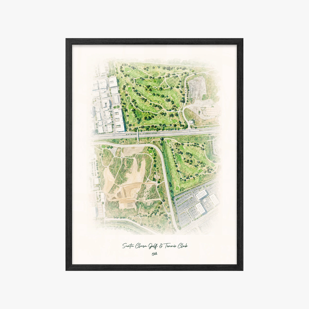 Santa Clara Golf & Tennis Club black frame