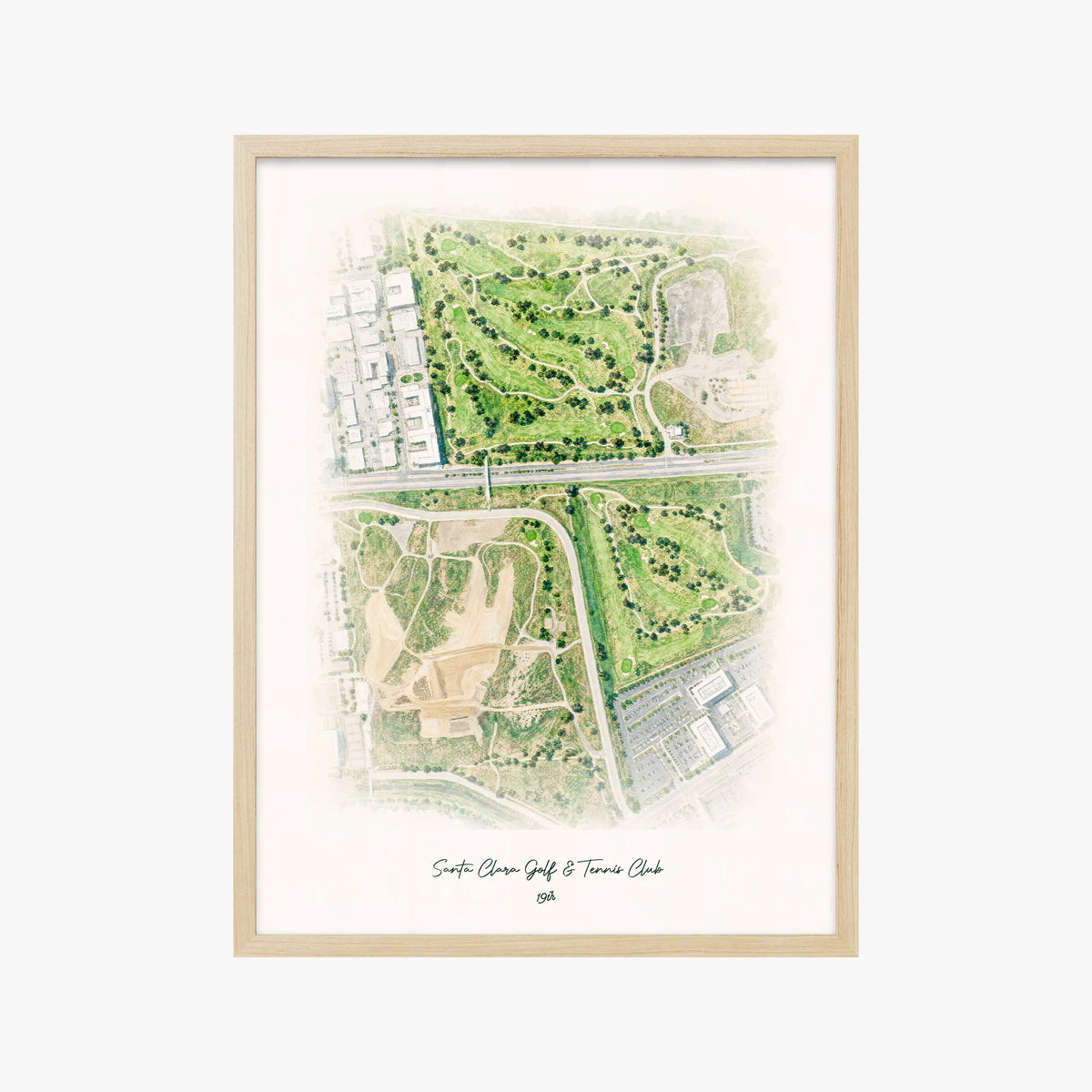 Santa Clara Golf & Tennis Club wood frame