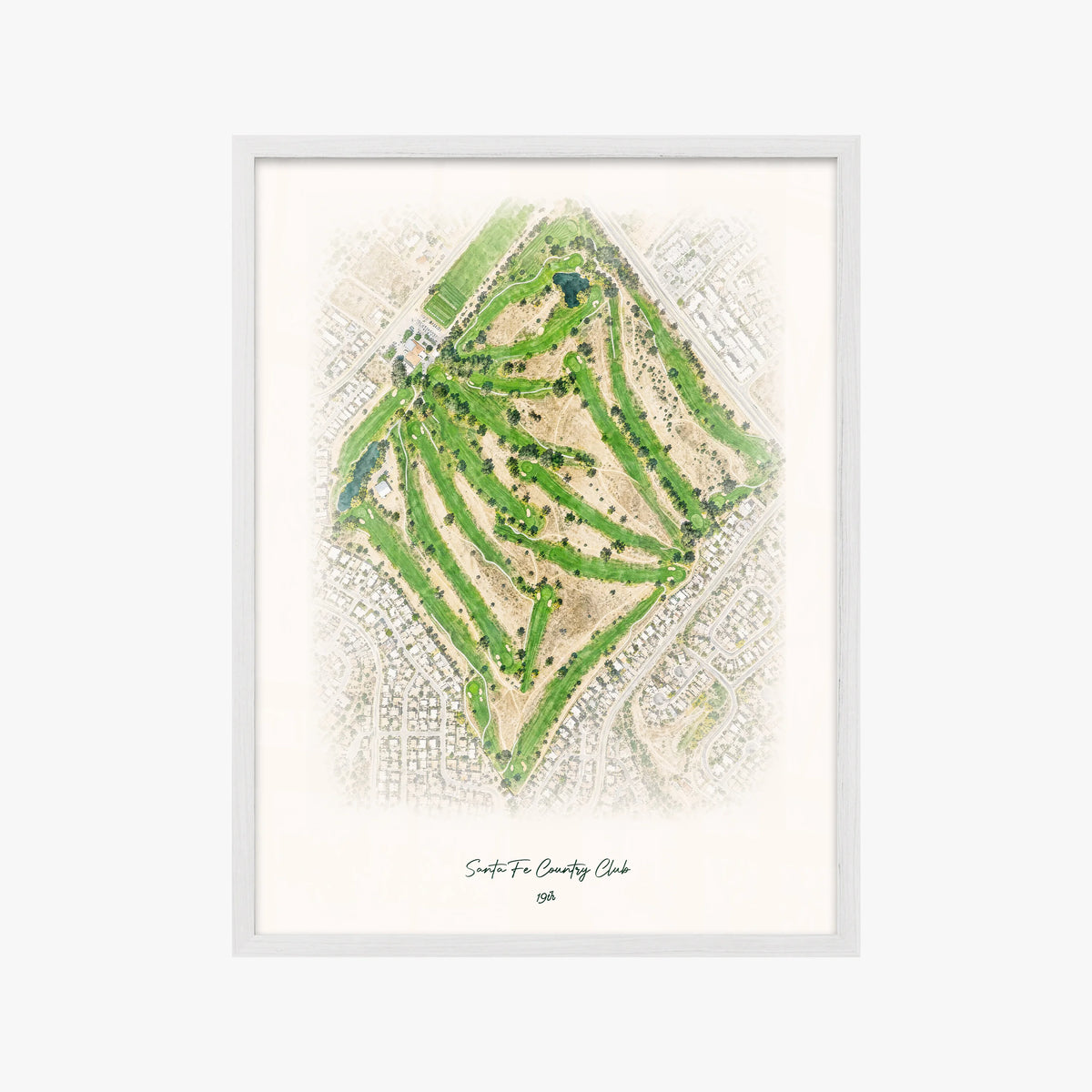 Santa Fe Country Club white frame