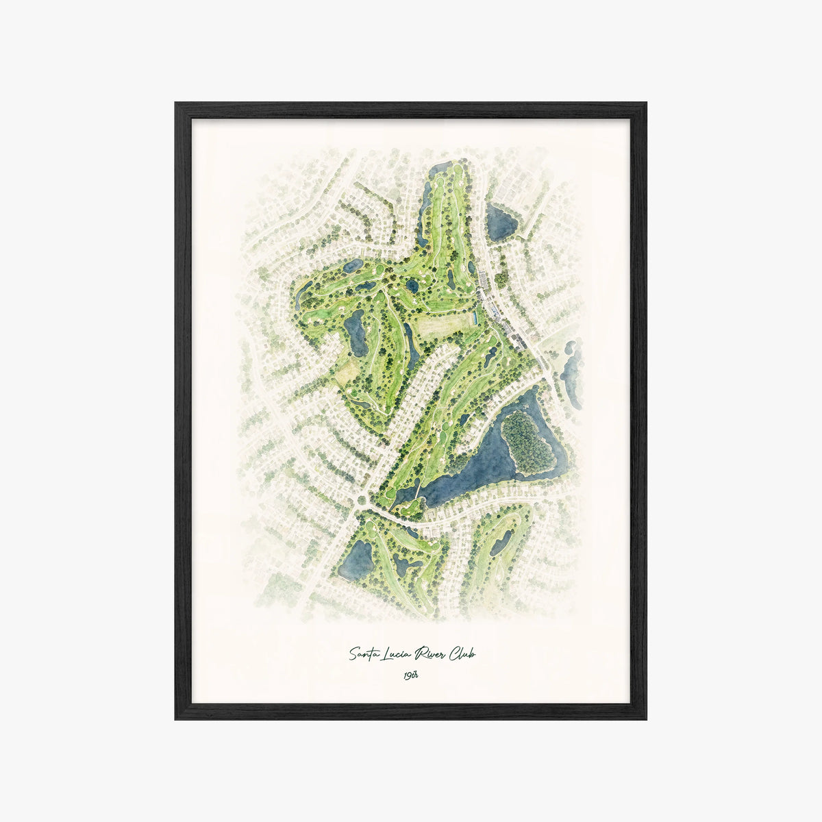 Santa Lucia River Club black frame