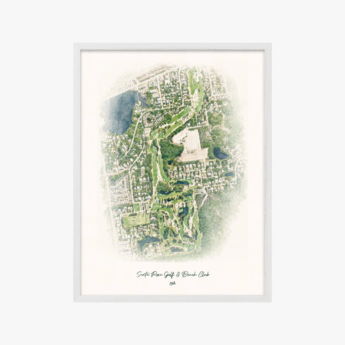 Santa Rosa Golf & Beach Club white frame