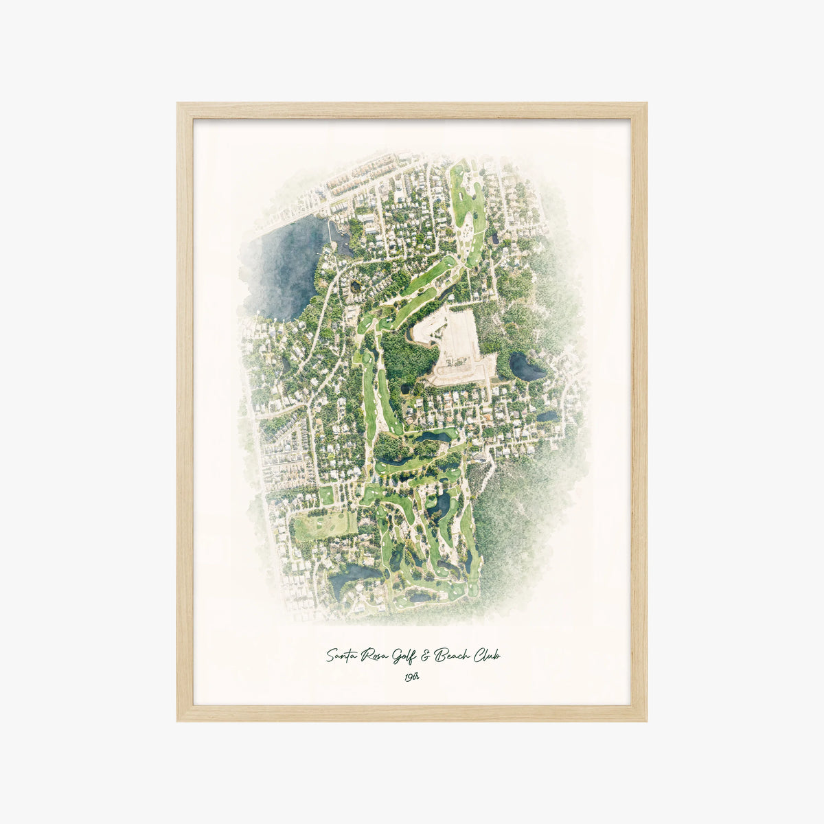 Santa Rosa Golf & Beach Club wood frame