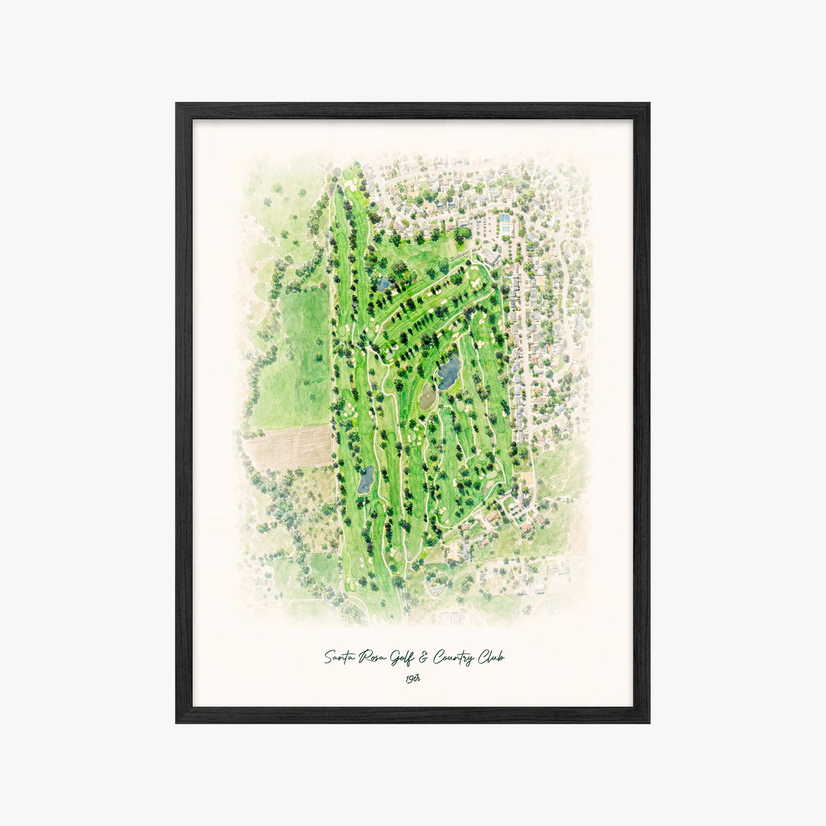 Santa Rosa Golf & Country Club black frame