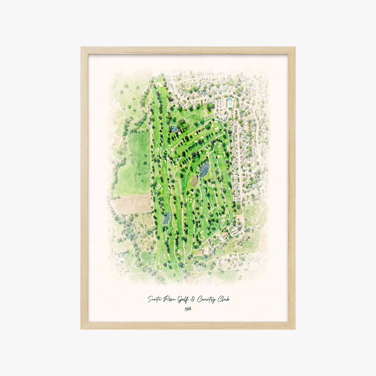 Santa Rosa Golf & Country Club wood frame