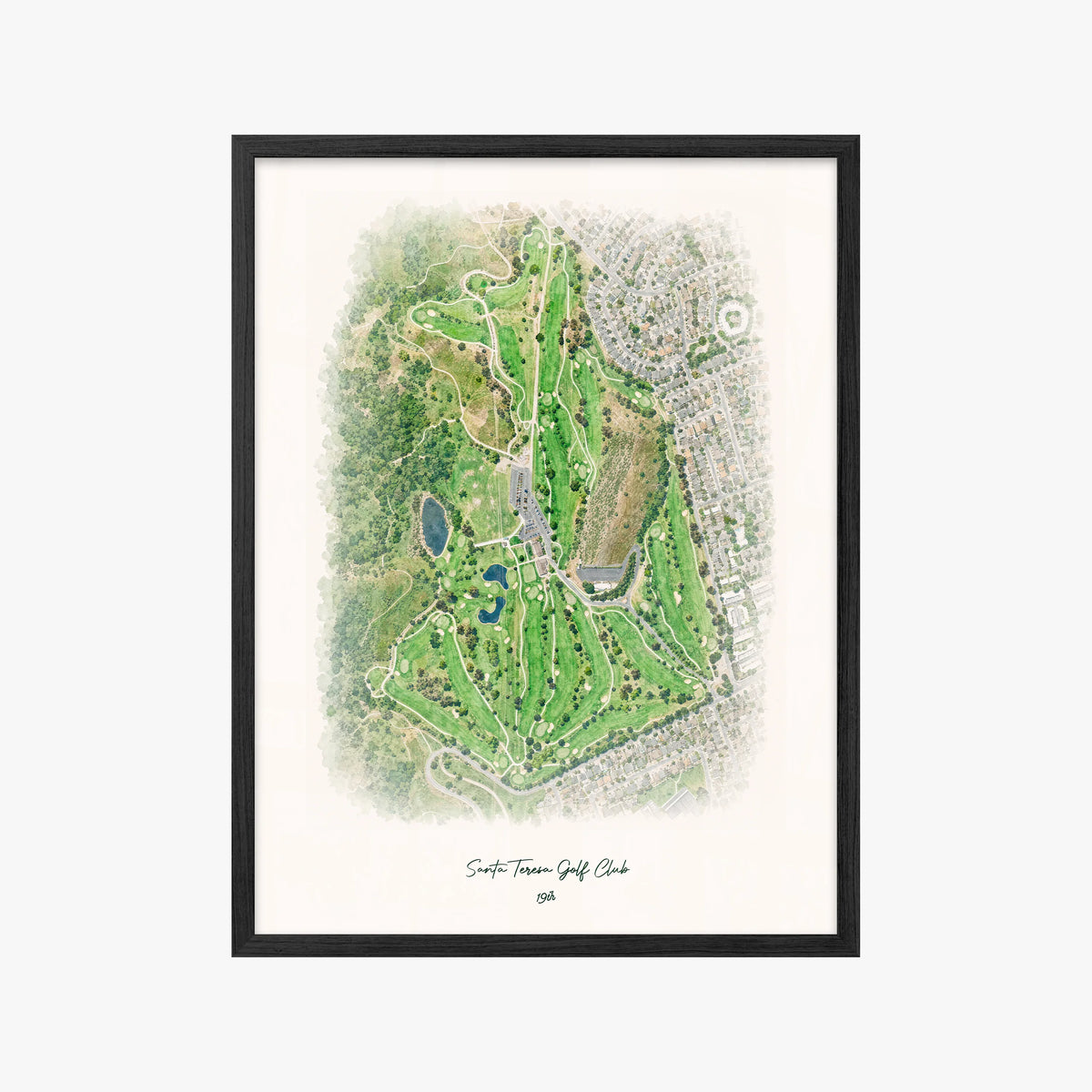 Santa Teresa Golf Club black frame