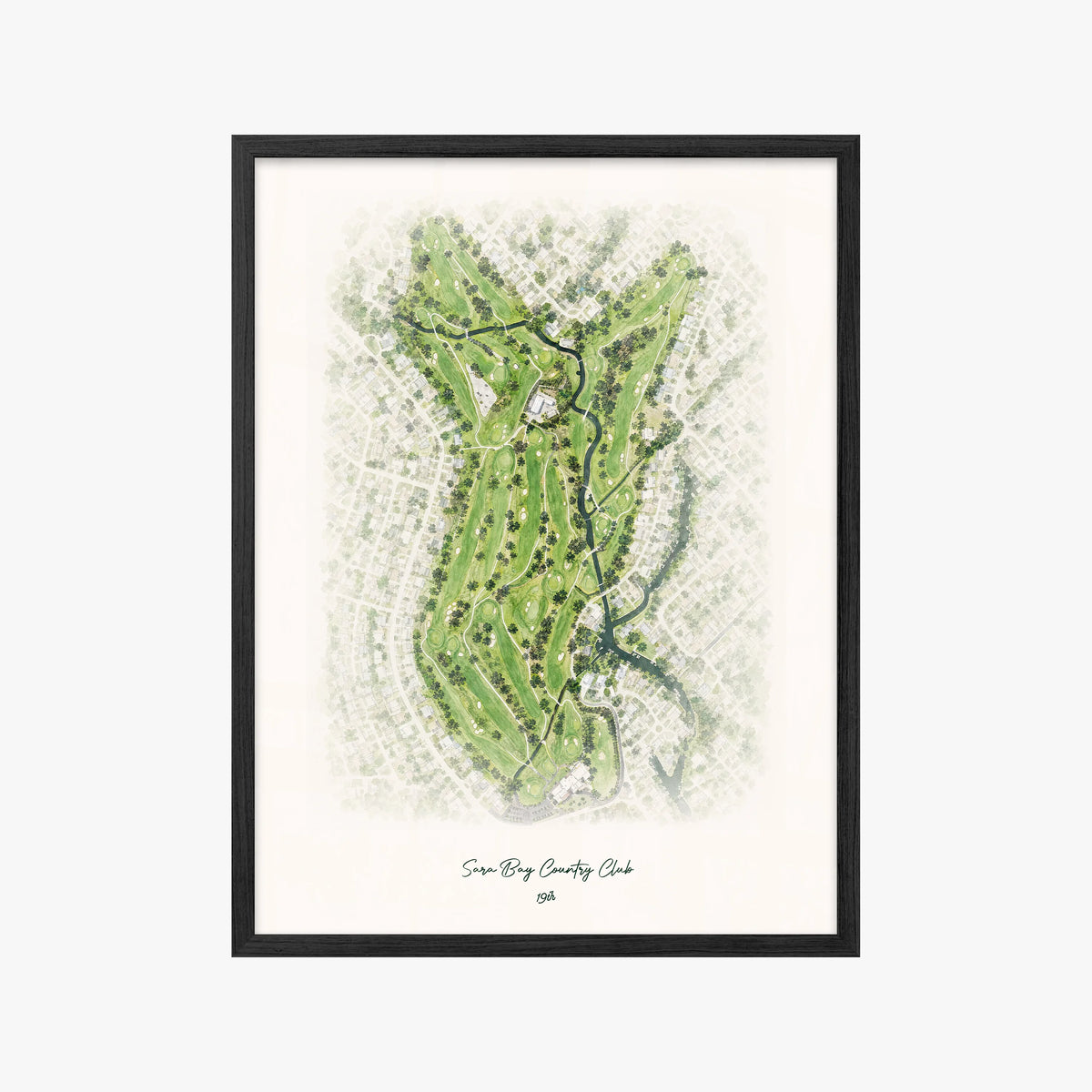 Sara Bay Country Club black frame
