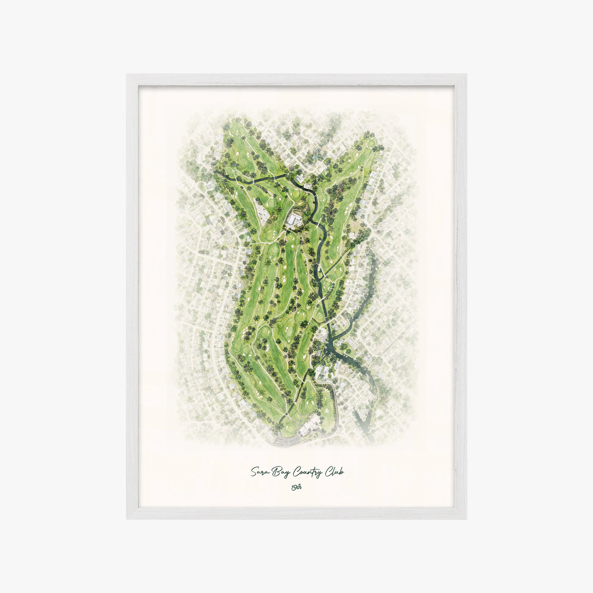 Sara Bay Country Club white frame
