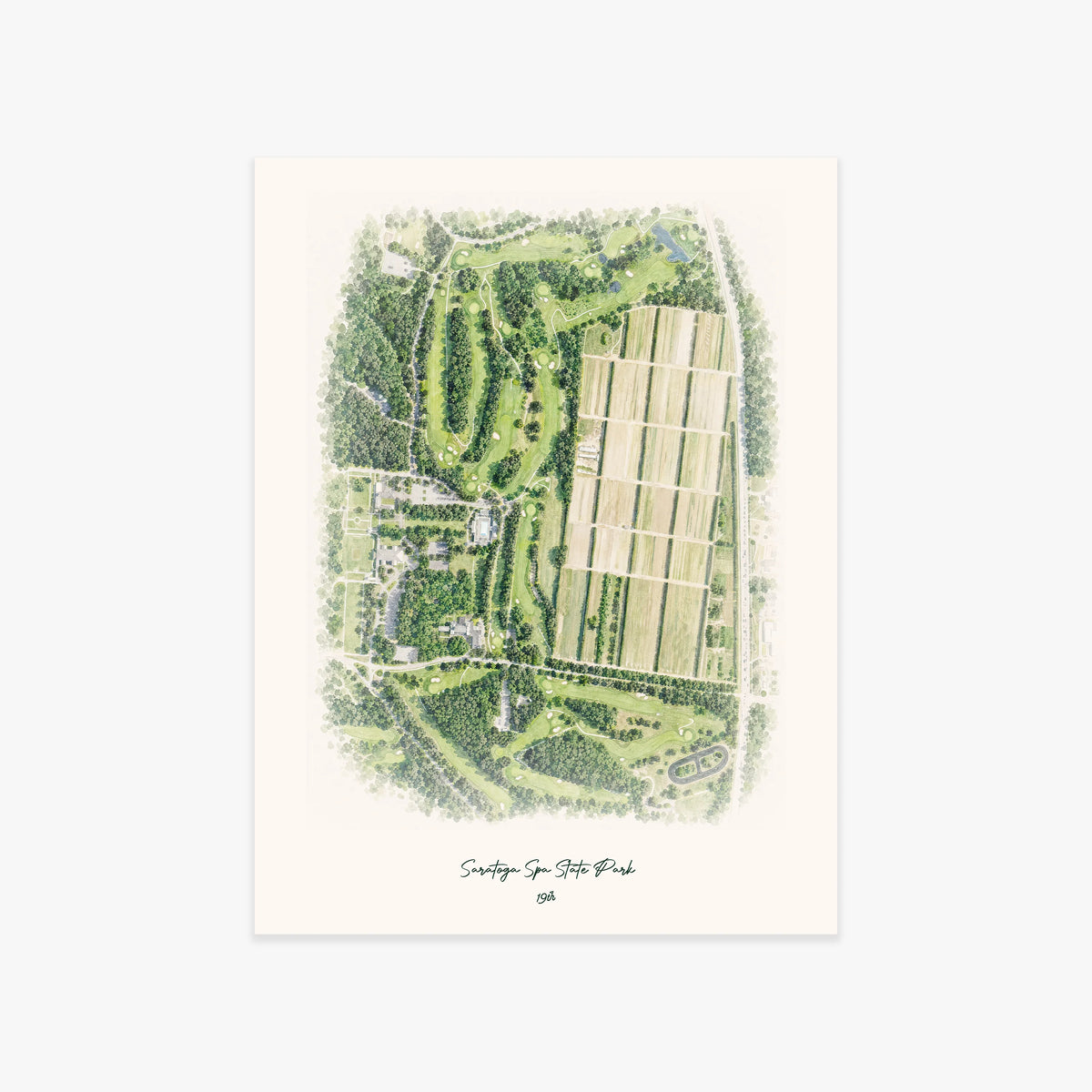 Saratoga Spa State Park printed artwork