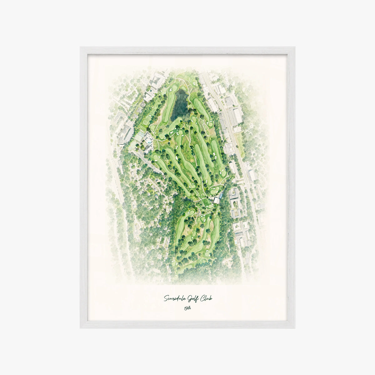 Scarsdale Golf Club white frame