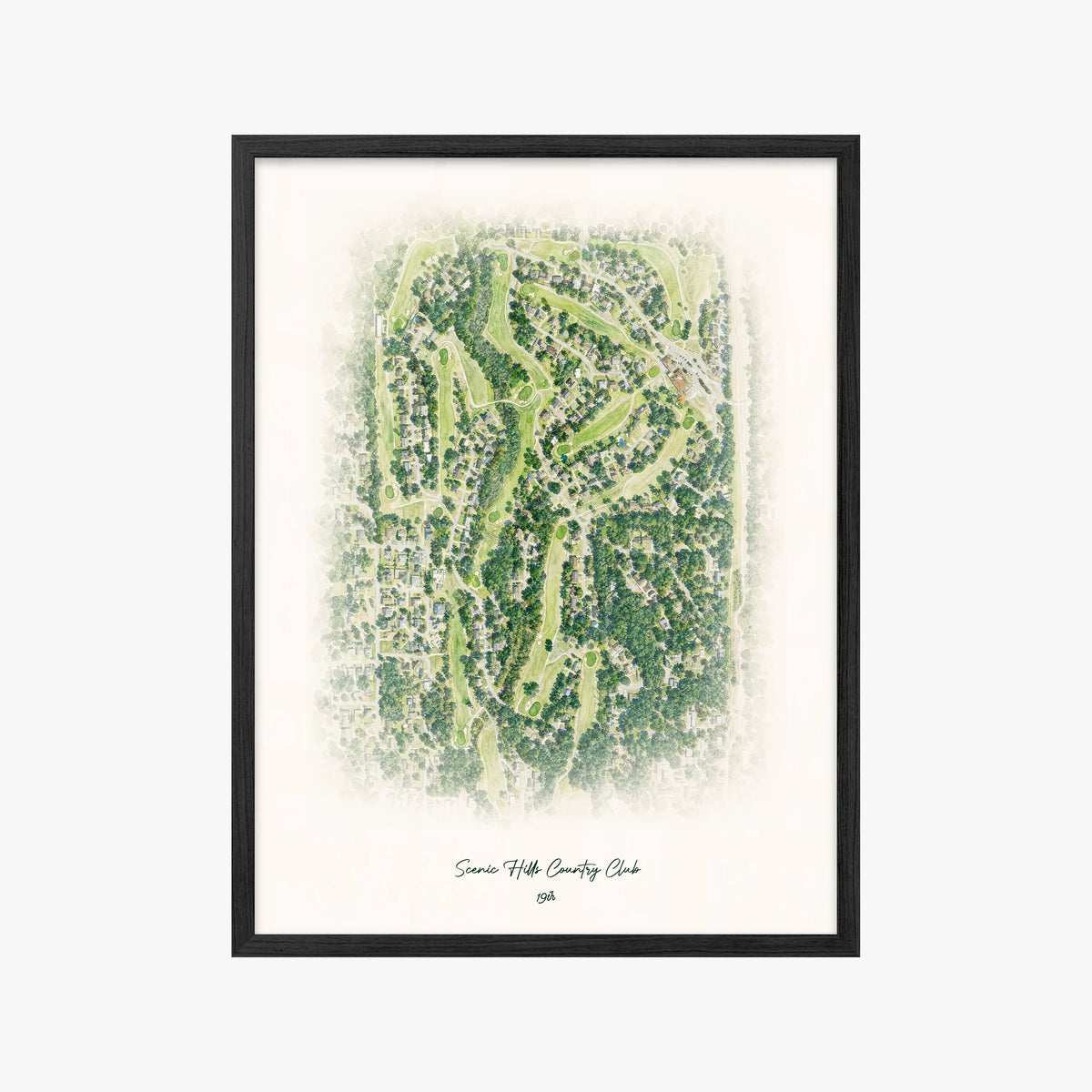 Scenic Hills Country Club black frame