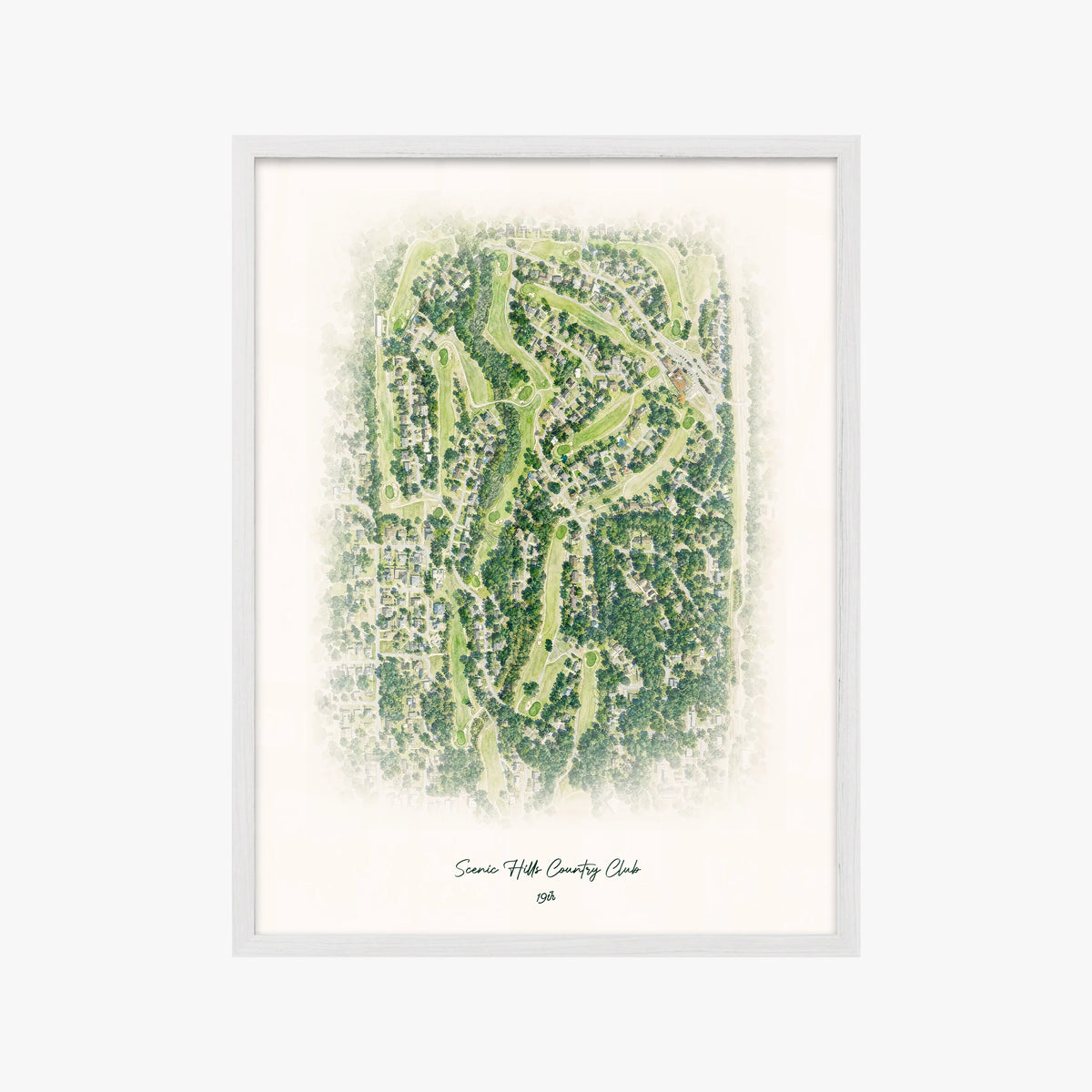 Scenic Hills Country Club white frame