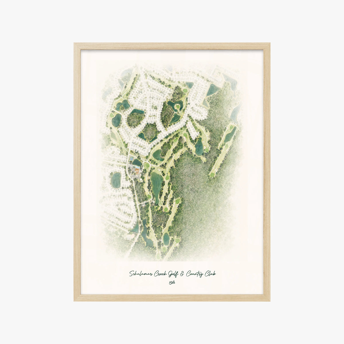 Schalamar Creek Golf & Country Club wood frame