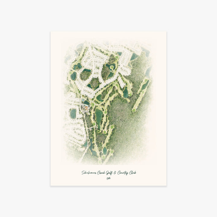 Schalamar Creek Golf & Country Club printed artwork