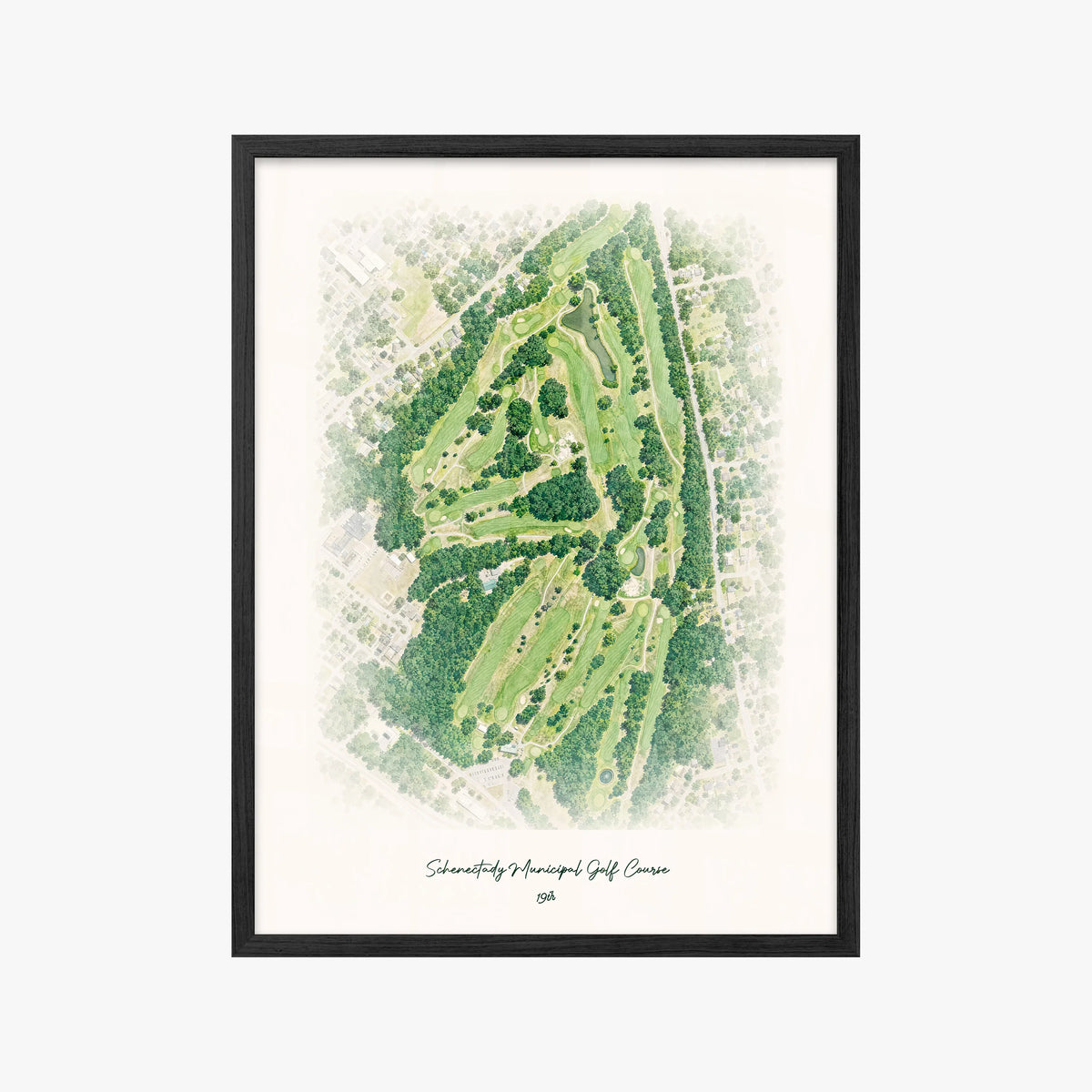 Schenectady Municipal Golf Course black frame