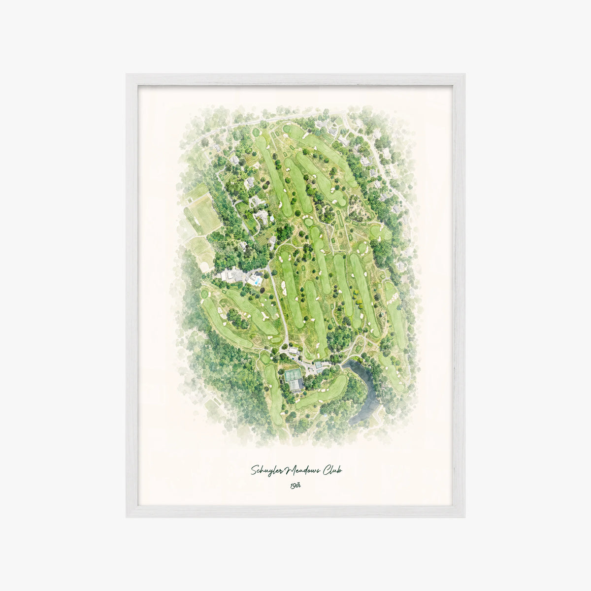 Schuyler Meadows Club white frame