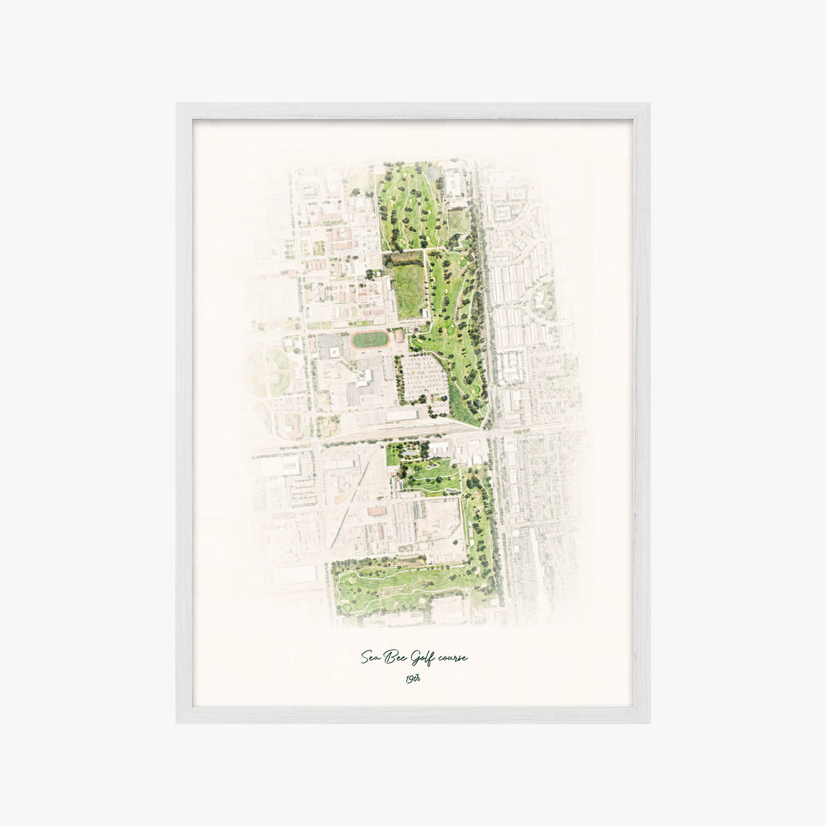 Sea Bee Golf course white frame