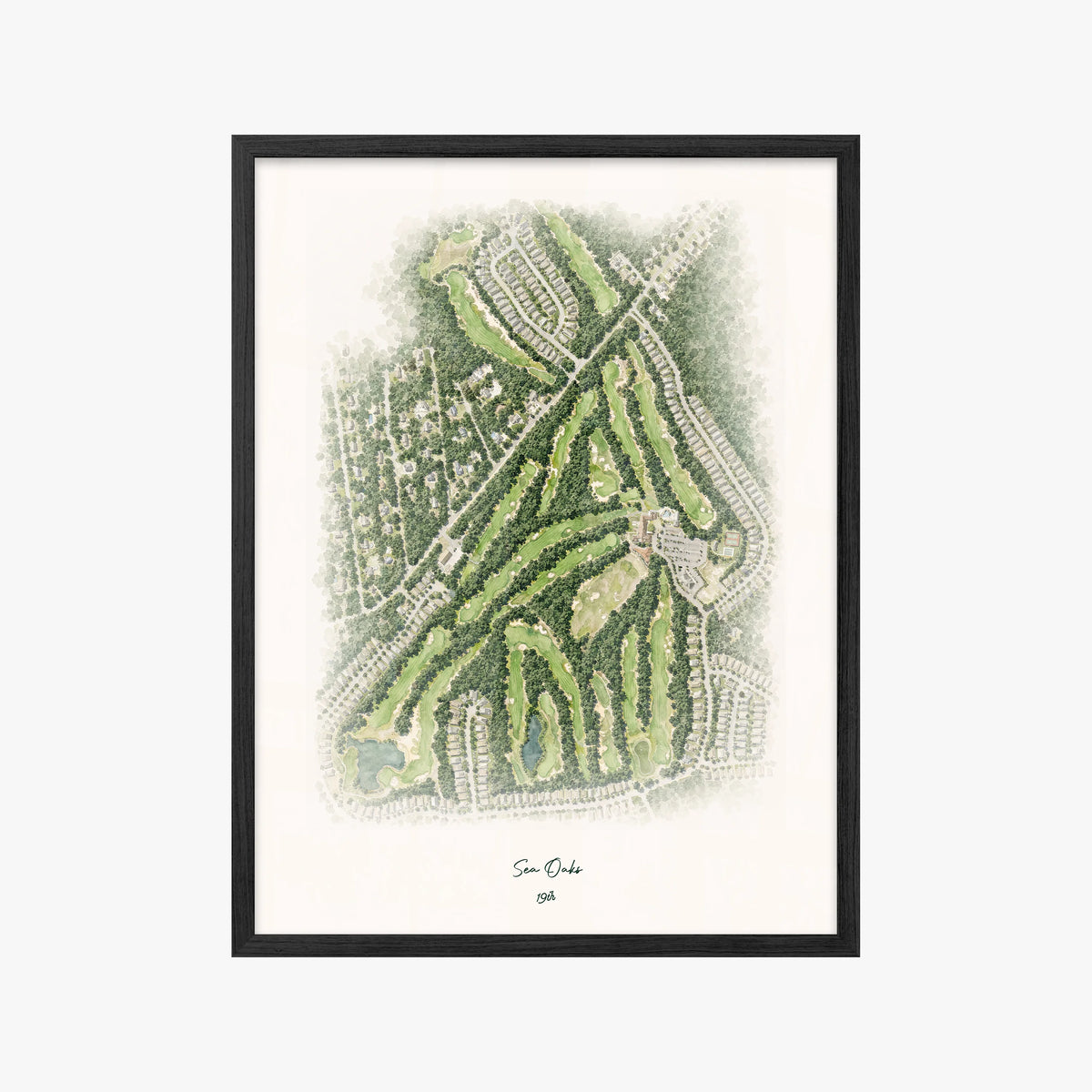 Sea Oaks black frame