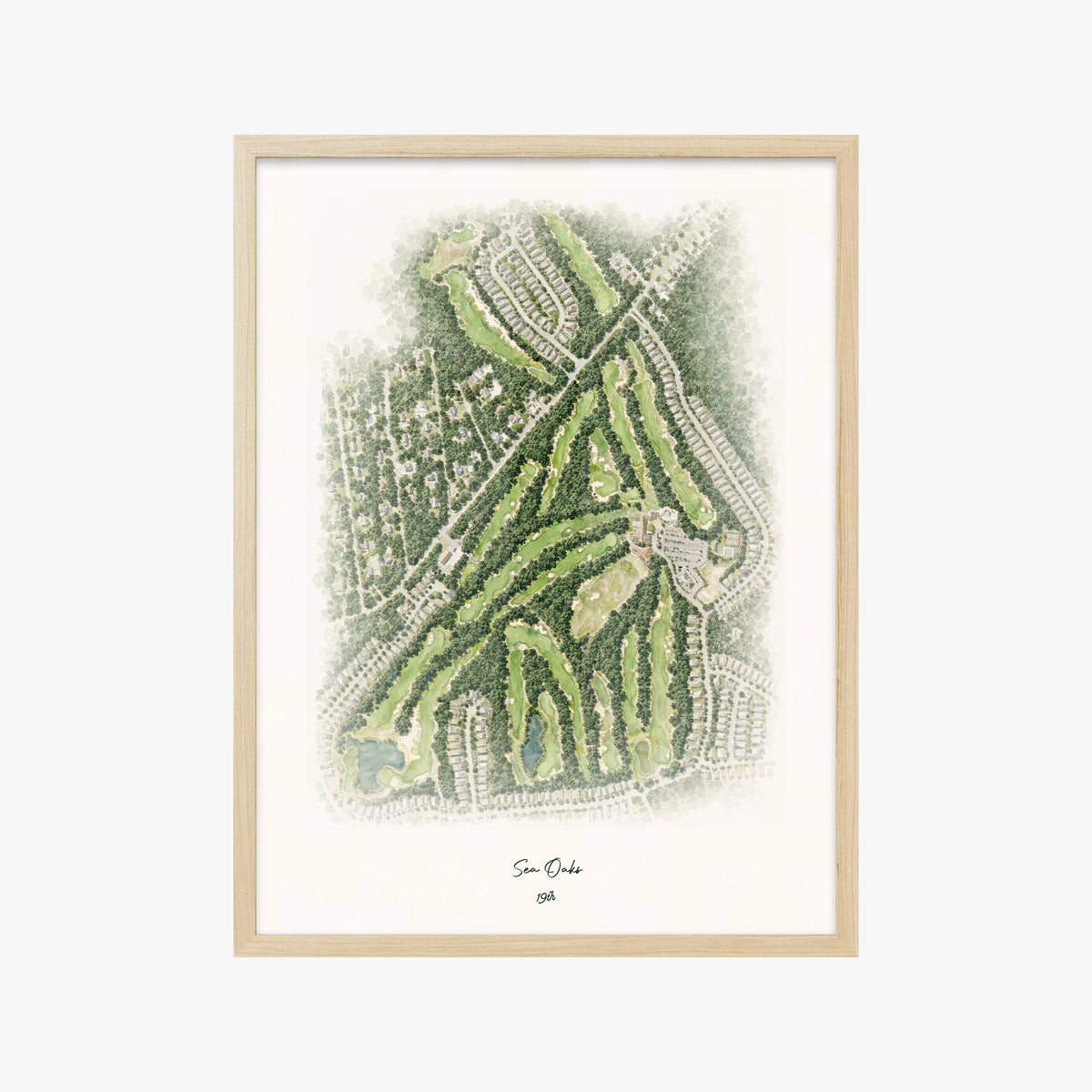 Sea Oaks wood frame