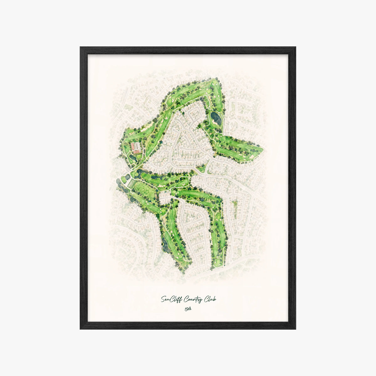 SeaCliff Country Club black frame