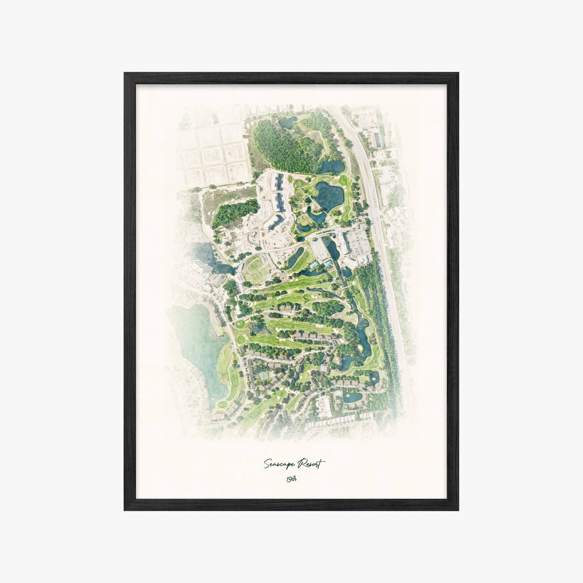 Seascape Resort black frame