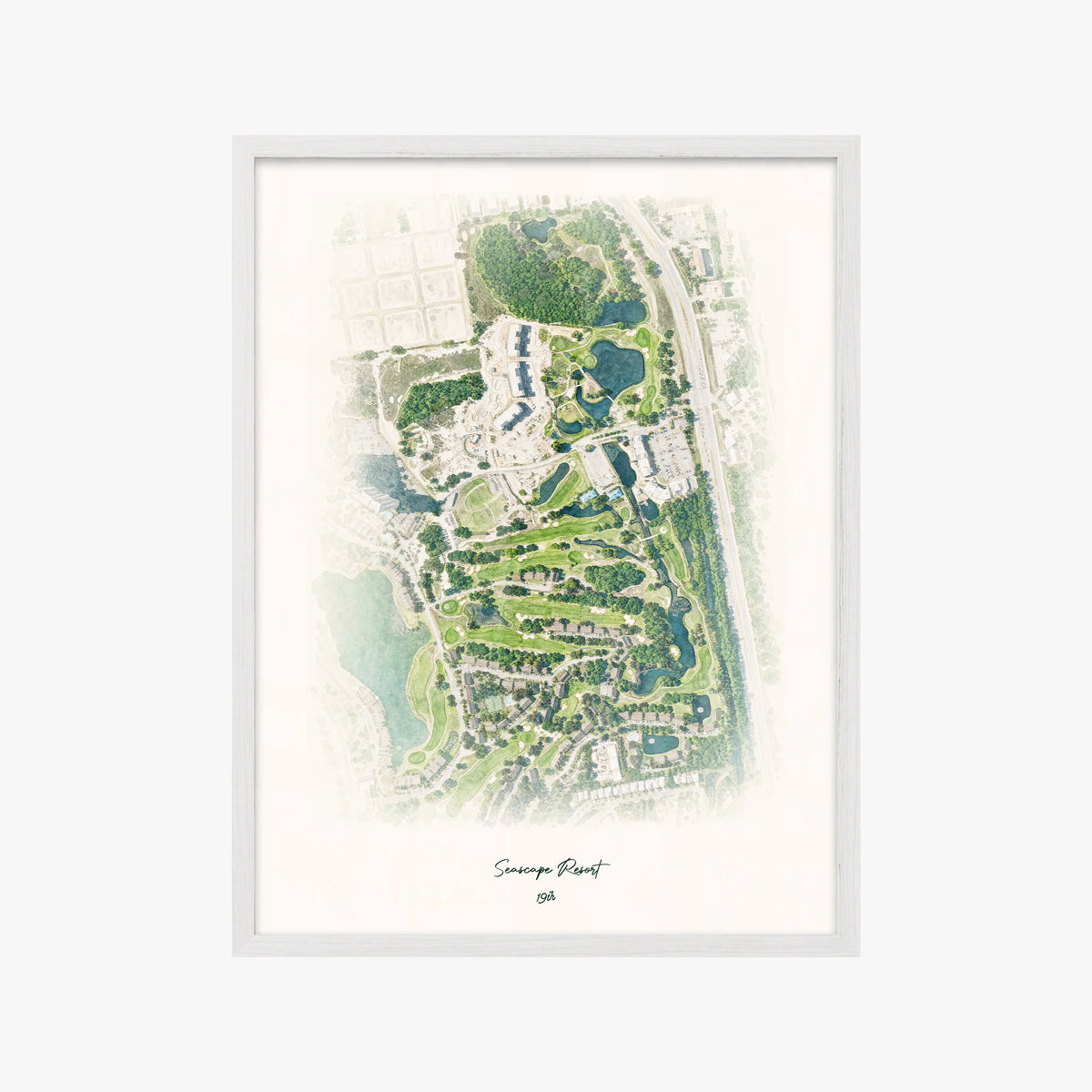 Seascape Resort white frame