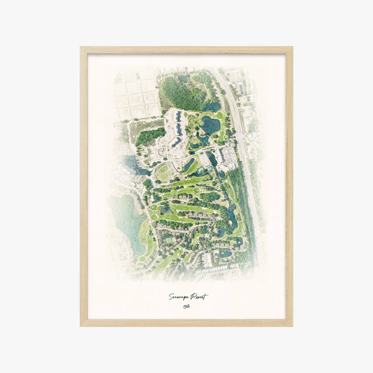 Seascape Resort wood frame