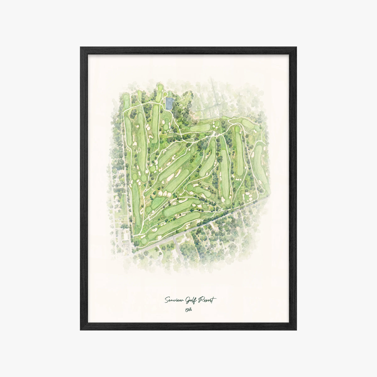 Seaview Golf Resort black frame
